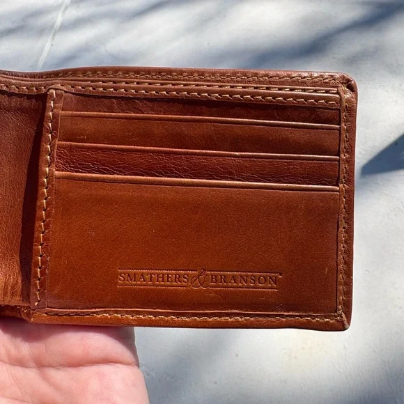 Needlepoint Bifold Wallet with Pheasant and Flag - Picture 4 of 11